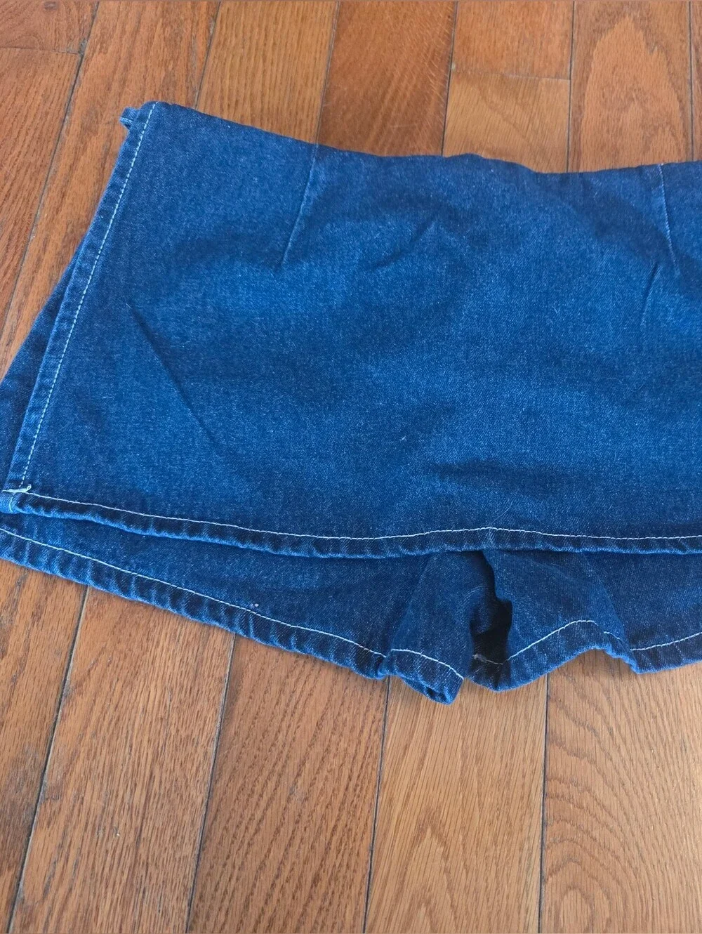 Lioness Dark Blue Denim Cargo Skort